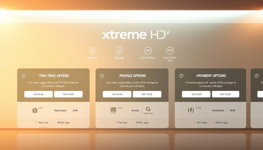 trial offers and payment options